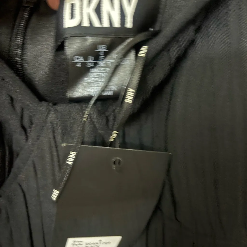 DKNY Strapless Black Dress - Image 3