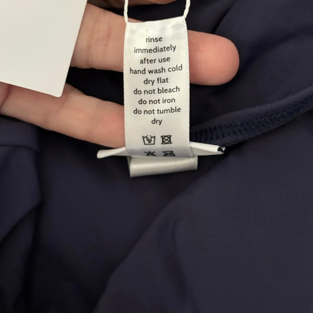 NEW Andie Size XLT XL Tall The Tulum One Piece Swimsuit Bathing Suit Navy Blue - Image 6