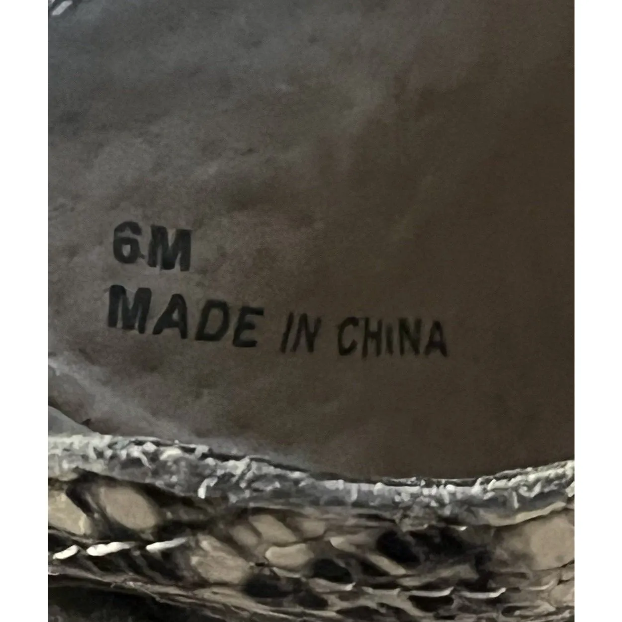 Steven by Steve Madden Snake Print High Top Hidden Wedge Heel Booties Women's 6 White - Image 7