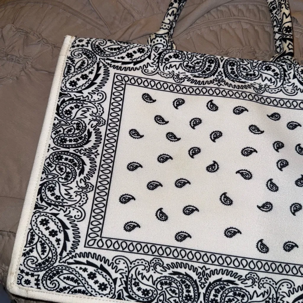 Lolita beach bag Bandana navy white muche et muchette - Image 5
