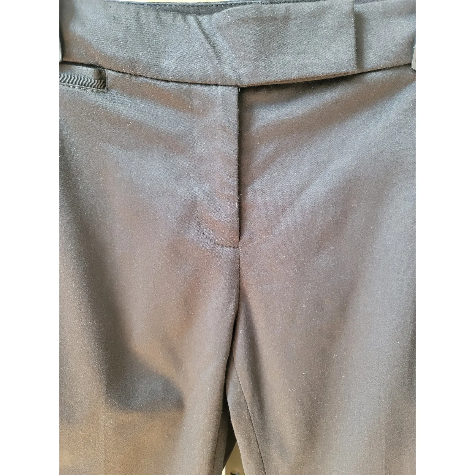 White House Black Market Pants Women's 4R Black Sleek Boot Stretch Work Trousers - Image 6