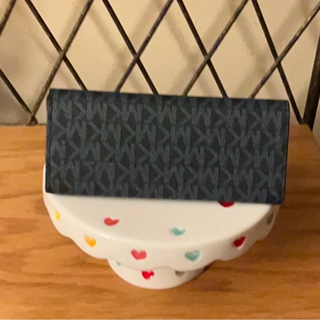 Michael Kors Dark Blue Key & Card Holder - Image 2