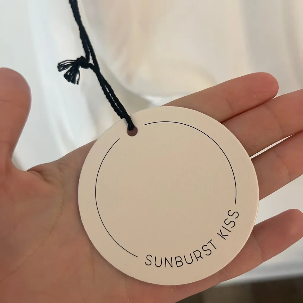 NWT Sunburst Kiss Utility Blouse White Size L - Image 7