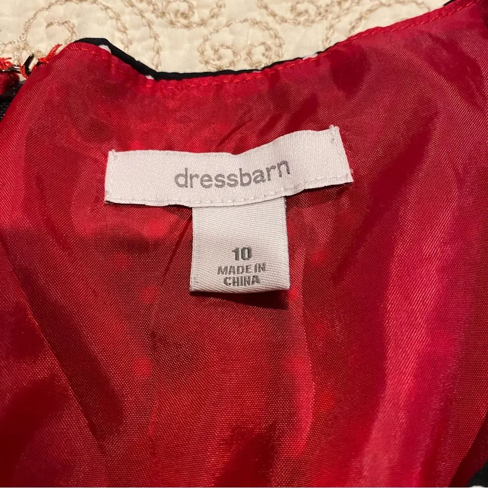 Dressbarn Women’s Black and White Polka Dot A - Image 2