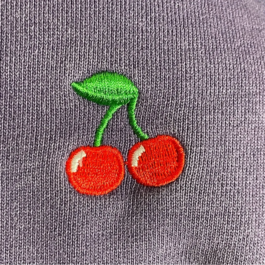 Teddy Fresh Joggers Everything I Love Sweatpants Embroidered Icons XL Purple - Image 14