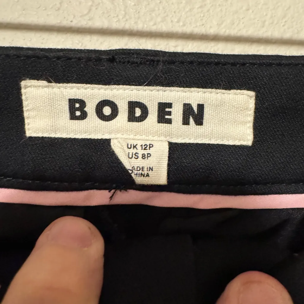 Boden Elegant Black Dress Pants Size 8 - Image 2