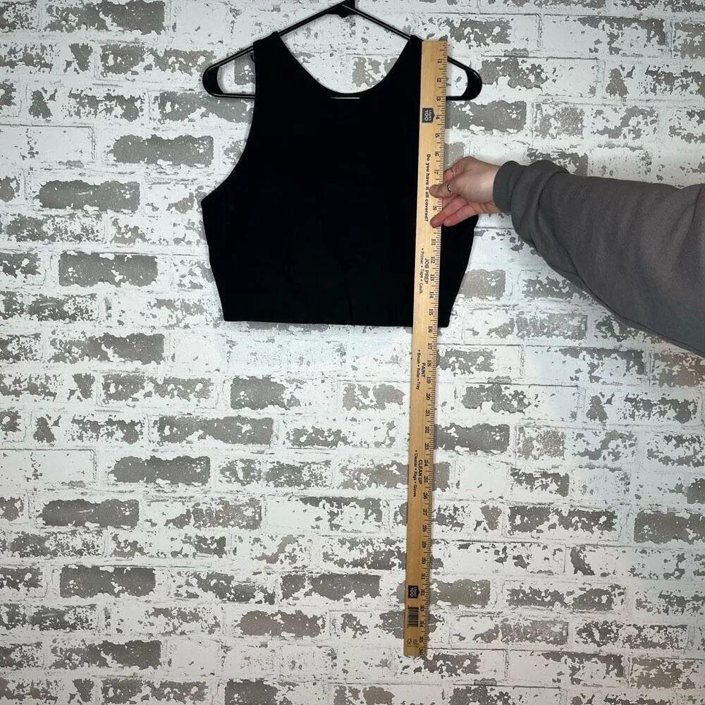 Girlfriend collection | women black sports bra unpadded - Image 4