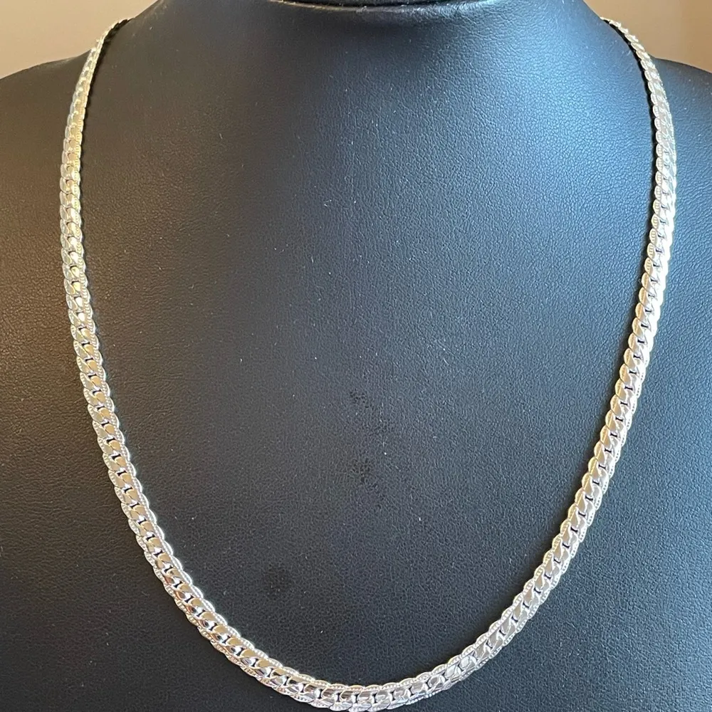 20 inches S925 sterling silver necklace chain - Image 3