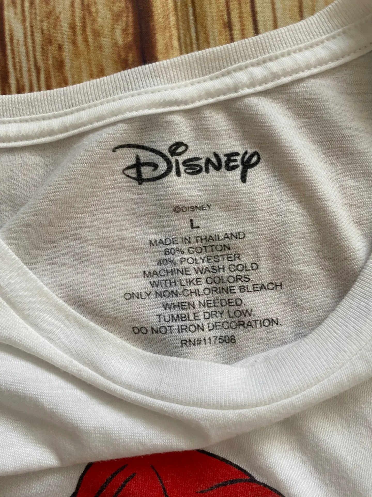 Women’s Ariel The Mermaid T-Shirt Sz Large - Image 4