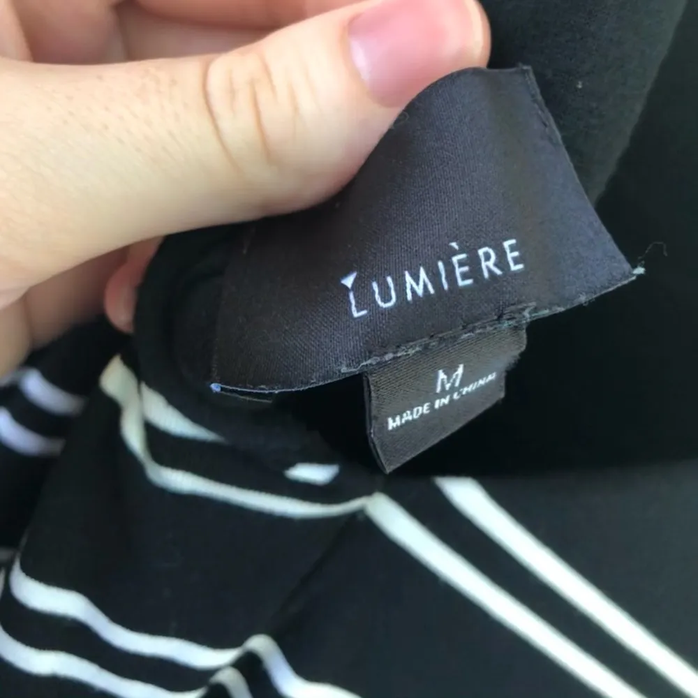 Lumiere V Back Striped Dress - Image 7