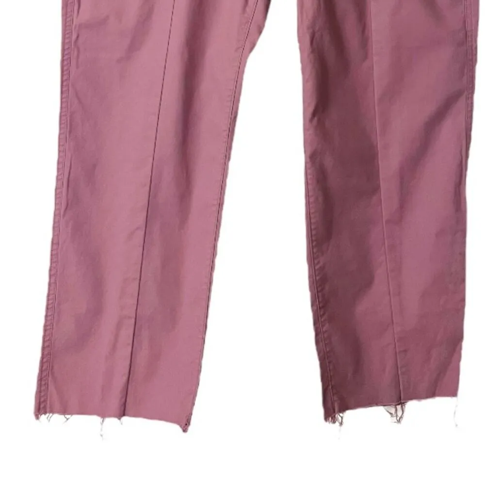 Old Navy Pants Utility Straight Leg Raw Hem Cargo Casual Pink Women’s 14 Plus - Image 7