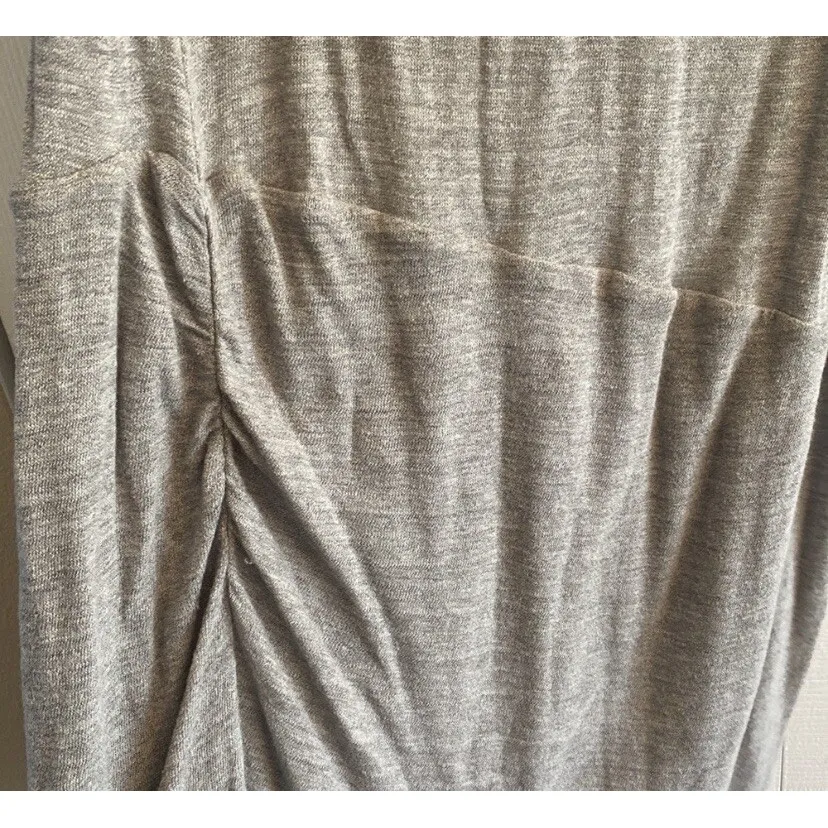 Bella Luxx Womens Medium Gray Knit Sleeveless Yoga Dress Sleeveless Soft Travel - Image 3