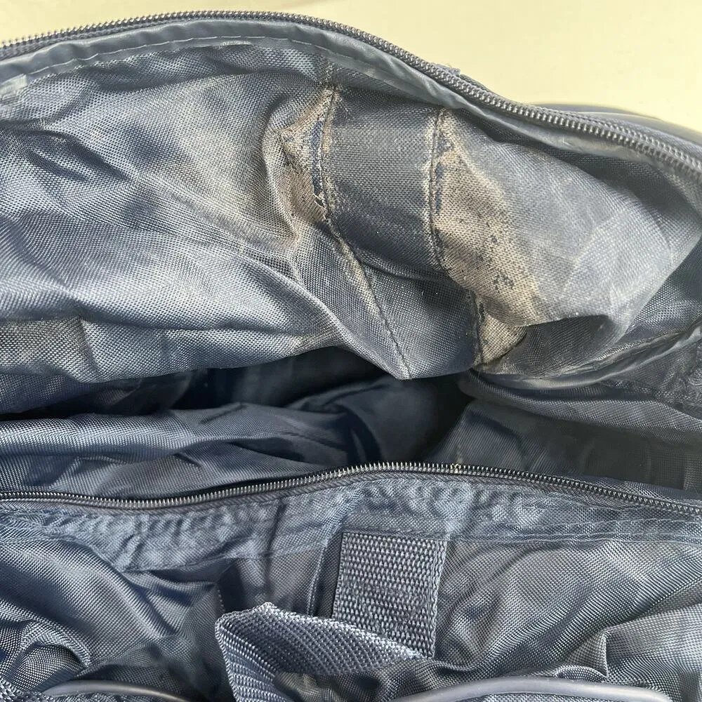 Carnival Cruise The Fun Ships Carnival Foldaway Travel Bag Packable Expanding Blue - Image 8