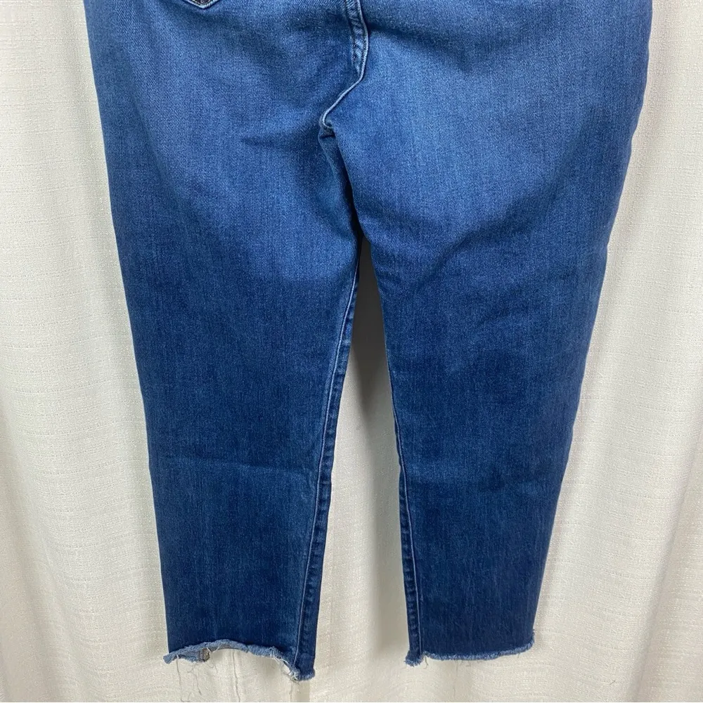 Judy Blue Medium Wash Straight Leg Raw Hem Crop Jeans Sz.15/32 - Image 10
