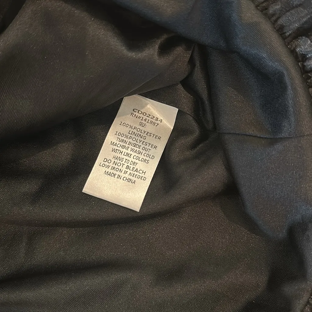 NWT TCEC Black Floral Bubble Skirt Dress Sz L - Image 10