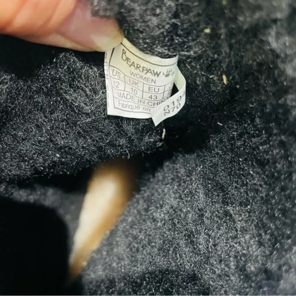 Nwt Bearpaw Millie Suede Buckled Boot bootie shoes NeverWet size 12 wide - Image 10