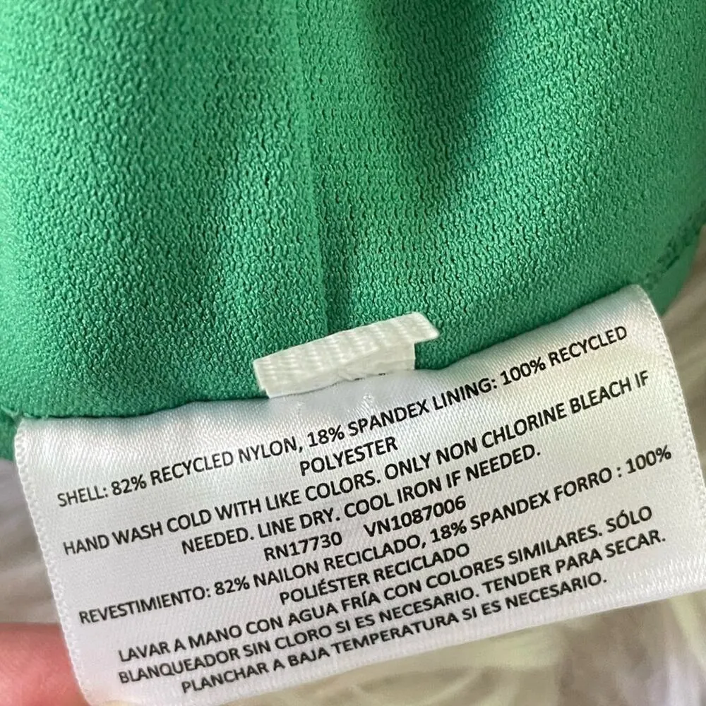 Rhode x Target Green High Waist Scallop Edge Retro Bikini Swim Bottoms 2X new - Image 10