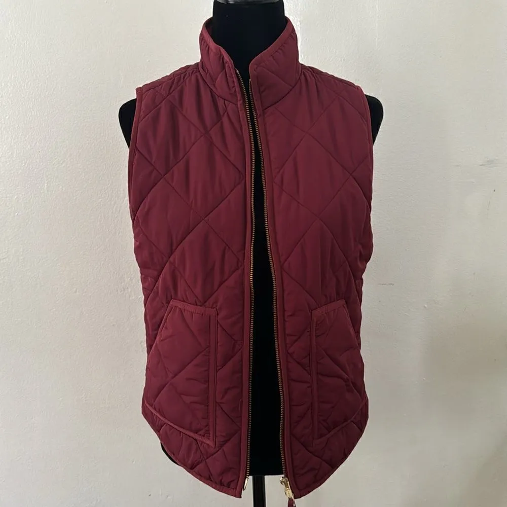 J.Crew Mercantile Quilted Vest EUC - Image 5