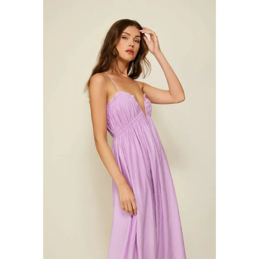 Line & Dot Lylac Maxi Dress in Lilac X-Small New Womens Long Gown - Image 9