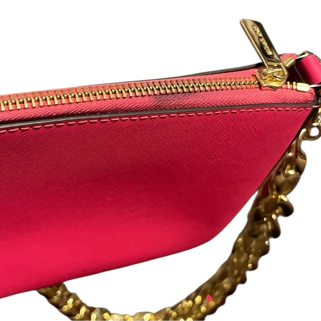 Michael Kors Jet Set Fuchsia Crossbody Bag with Lightweight Chunky Gold Strap - Image 5
