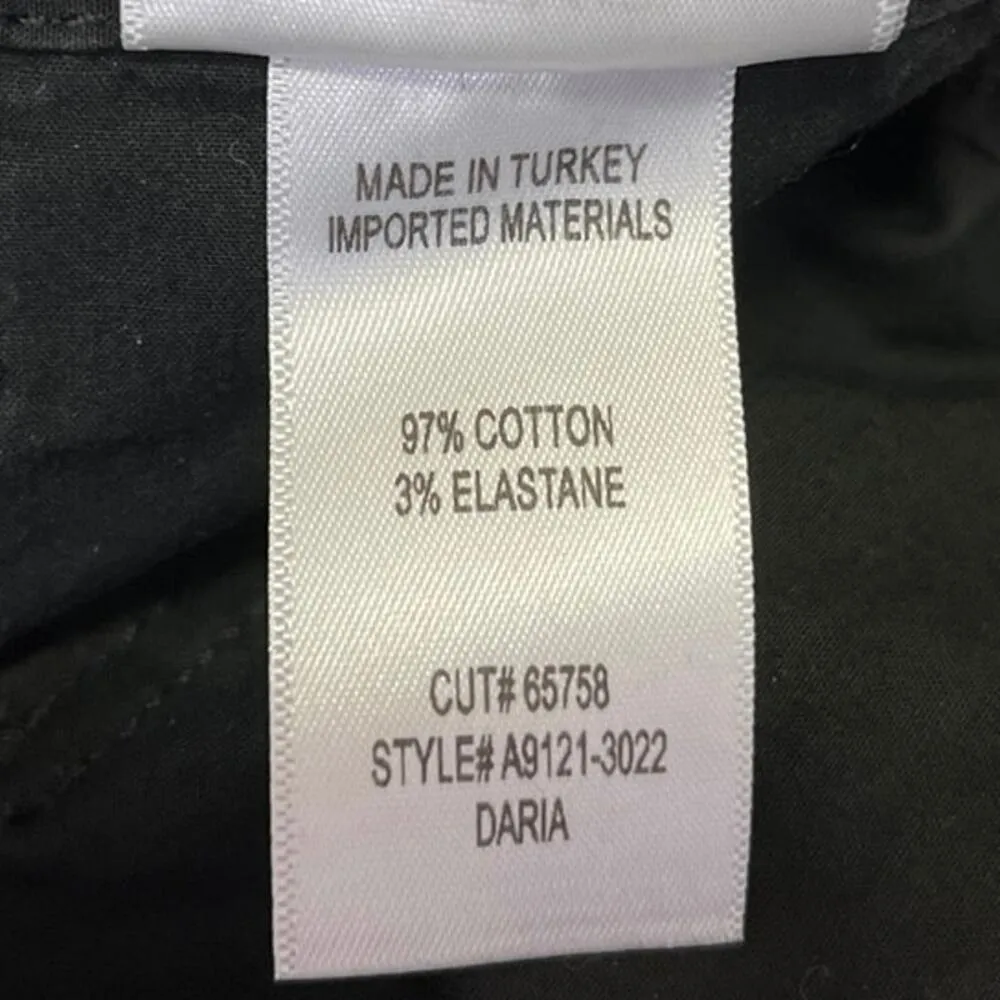 Agolde Women's Black High Waisted Utility Cropped Wide Leg Denim Jeans Size 25 - Image 5