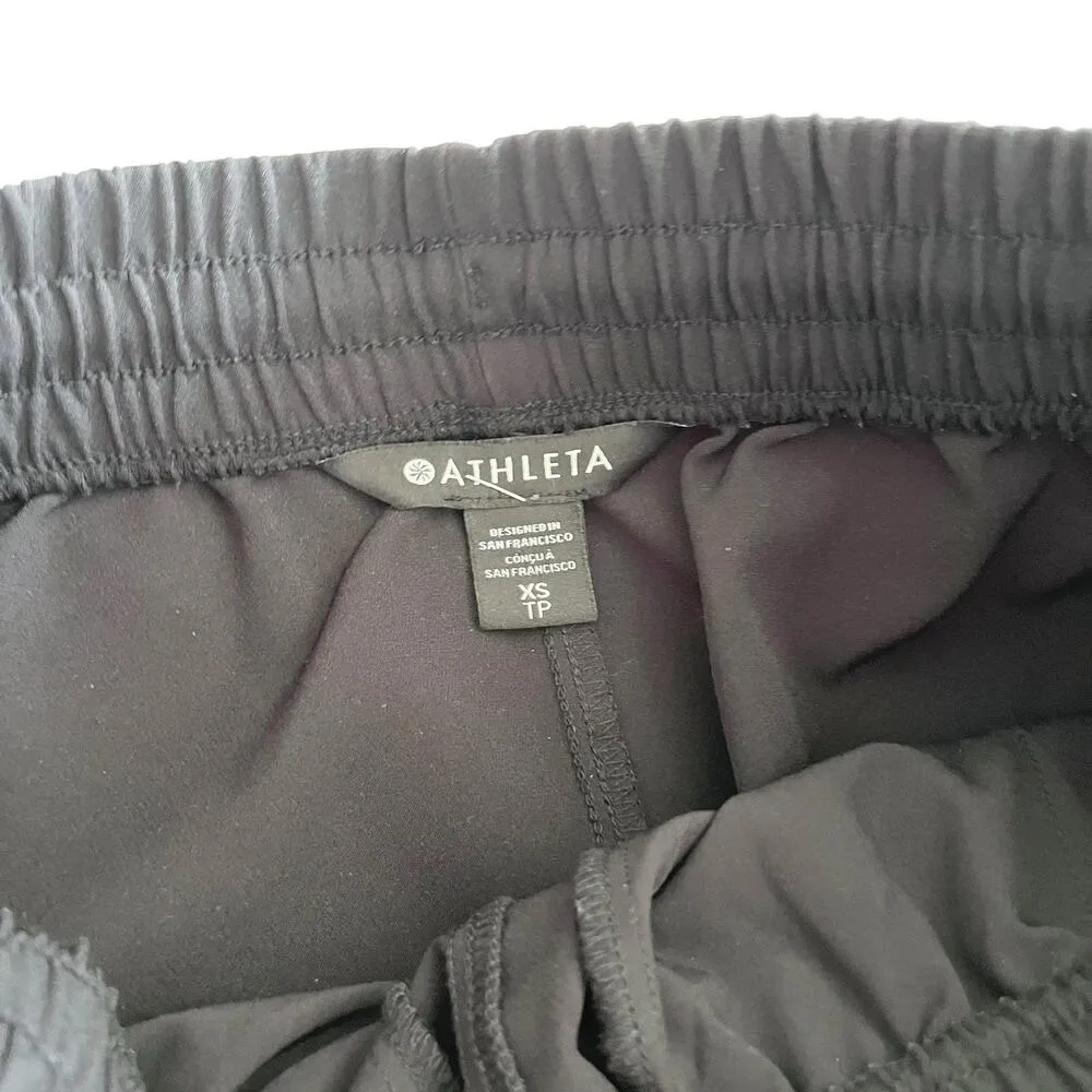 Athleta Pura Vida Black Drawstring Maxi Skirt Women’s Size XS - Image 3