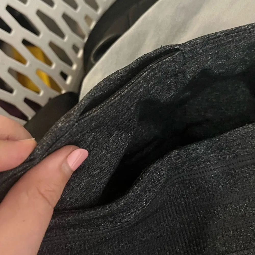 PrAna Contour Flare Gray Leggings Yoga Pants Size Small Short Inseam - Image 8