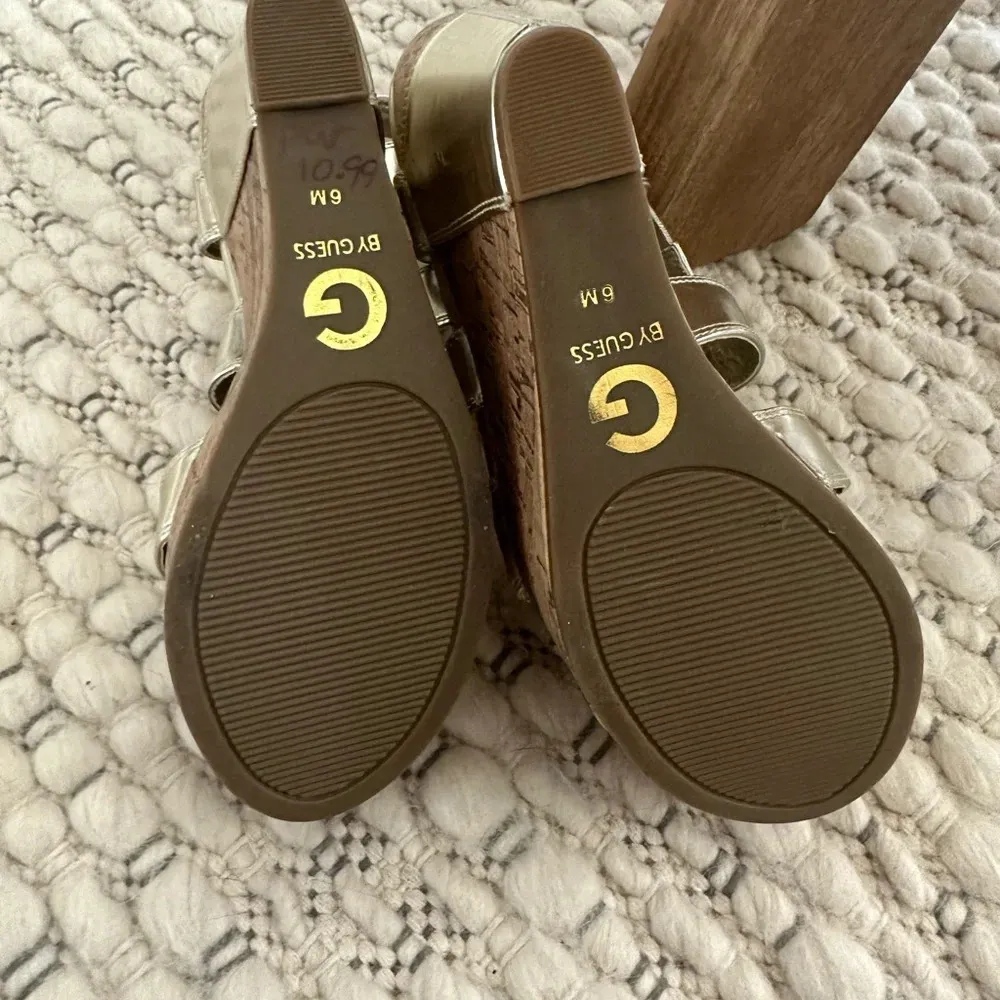 G by Guess Gold Wedges - Image 3