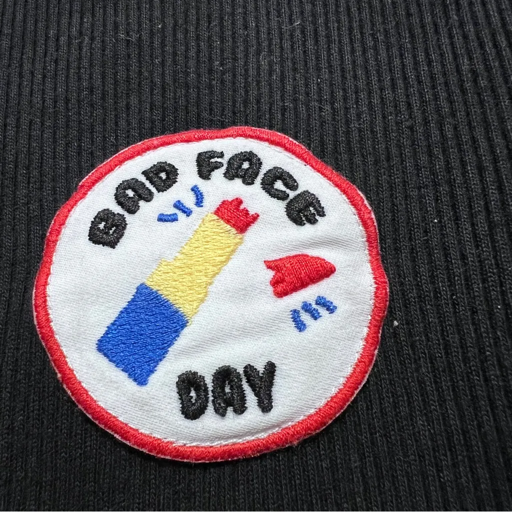 Something Boudoir Crop Top Size Large : Box 0 Black - Image 4