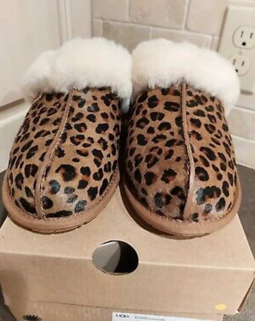 UGG Cheetah Print Slippers - Image 5