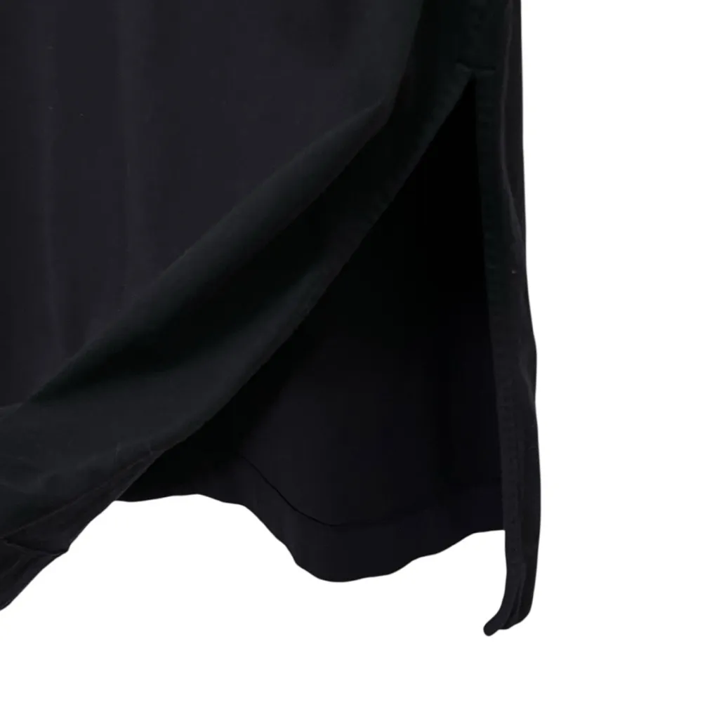 Everlane The Weekend Tank Dress Black Organic Cotton Midi Sleeveless Size Medium - Image 4