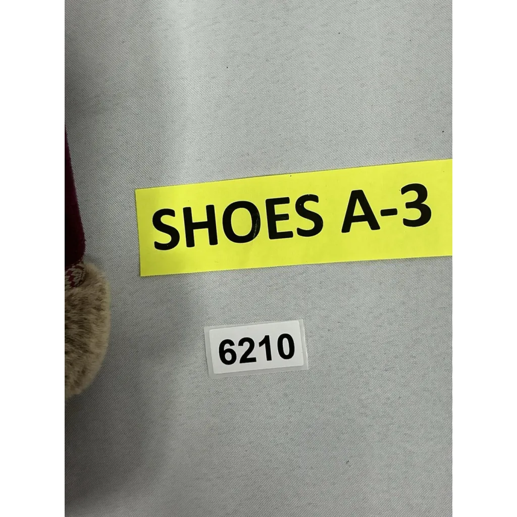 Womans Isotoner Slipon Slide Slippers 8.5/9 Maroon Cuff NWOT - Image 7