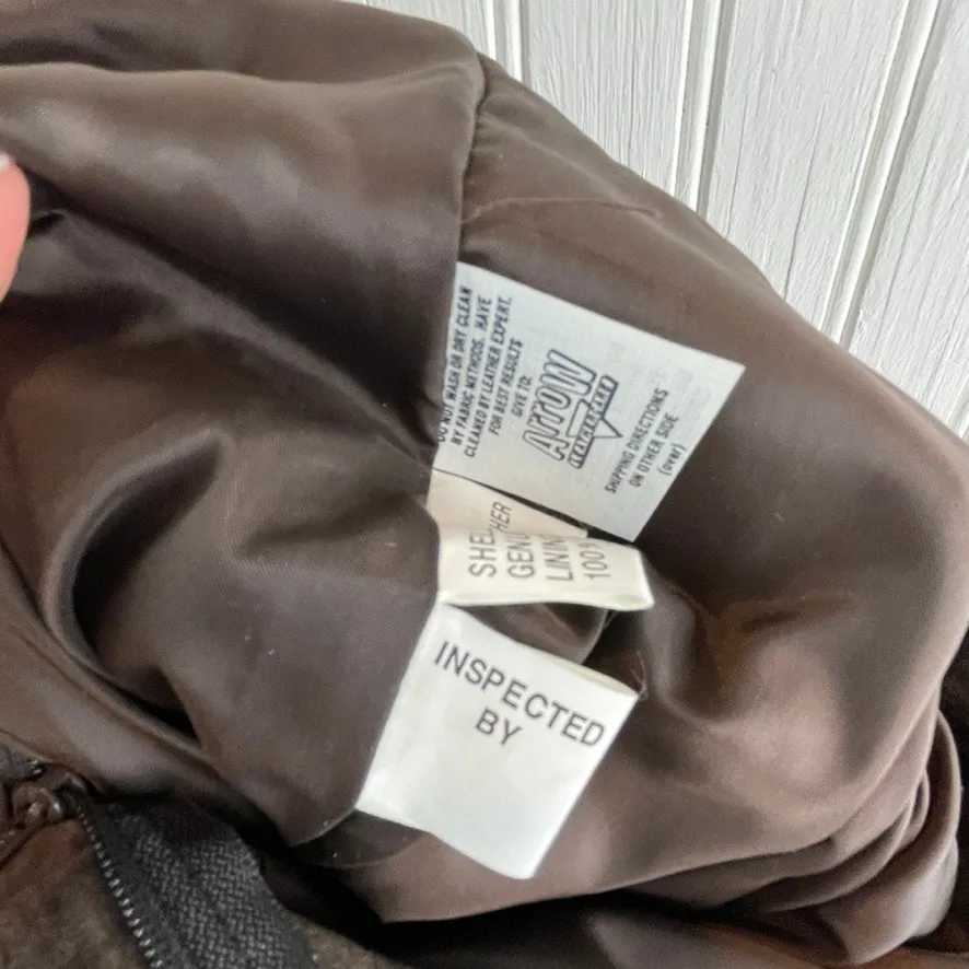 Vakko Sport Genuine Suede High Waist Pants Women’s Small – Chocolate Brown Size 8 - Image 6