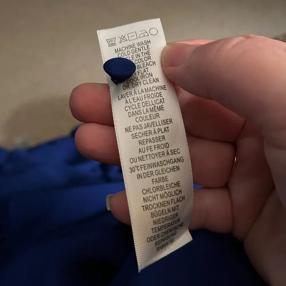 Adrianna Papell Womens SZ 10 Iris Blue Solid Disco Dress Long Sleeve Chiffon NEW - Image 7