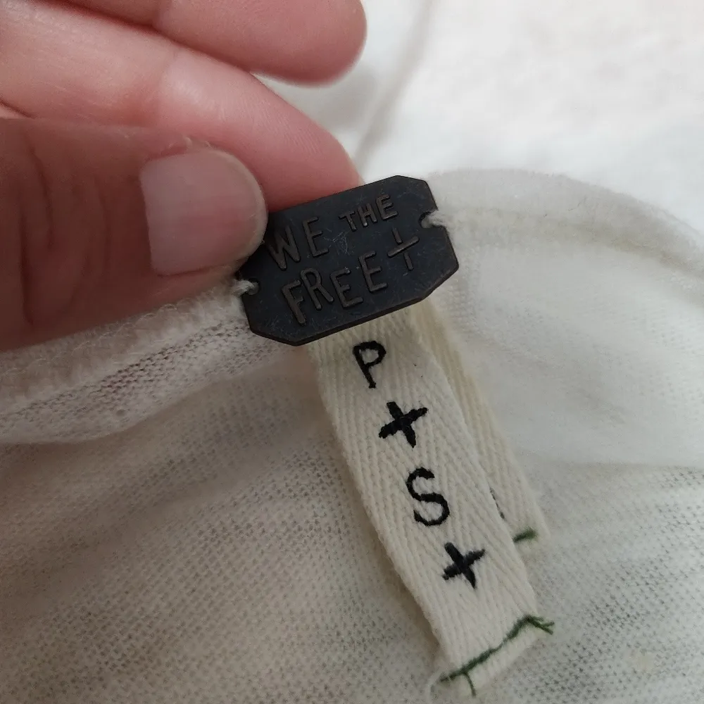 We the free strawberry gradient linen blend dolman tunic size small - Image 9