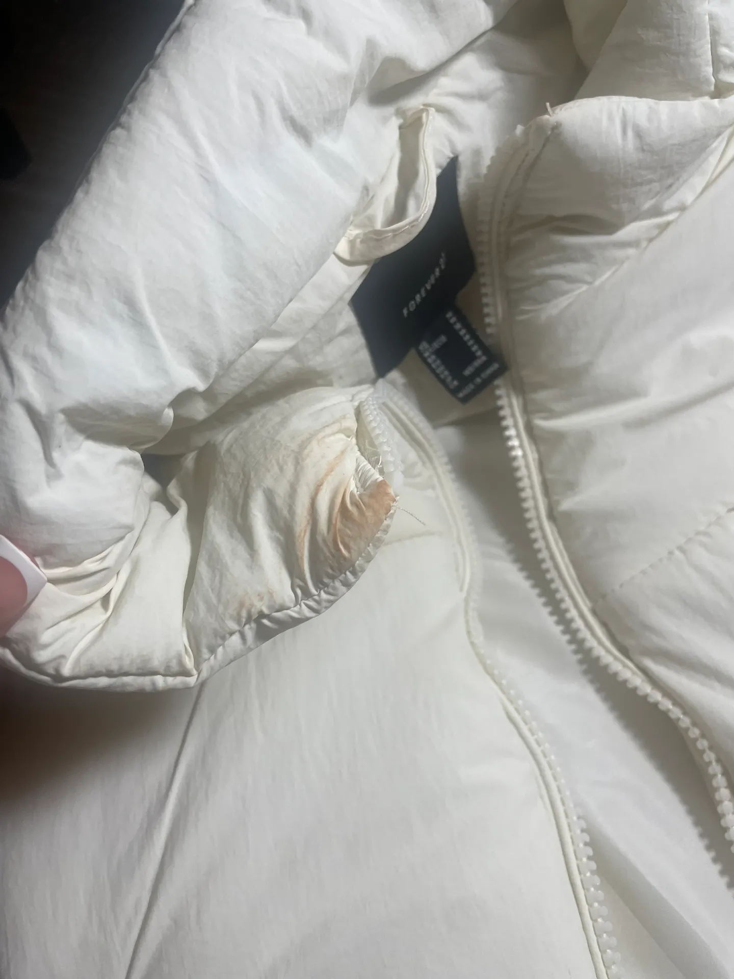 sleeveless puffer jacket White Size M - Image 2