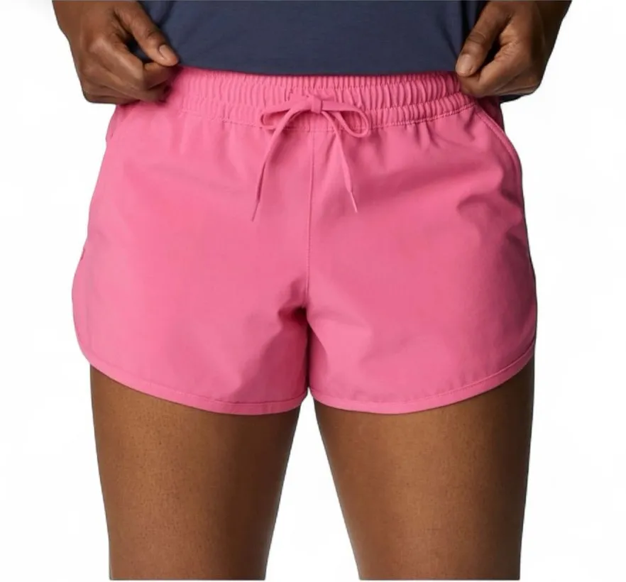 NWT Columbia Women's Bogata Bay Stretch Shorts Wild Geranium, Large - Image 1
