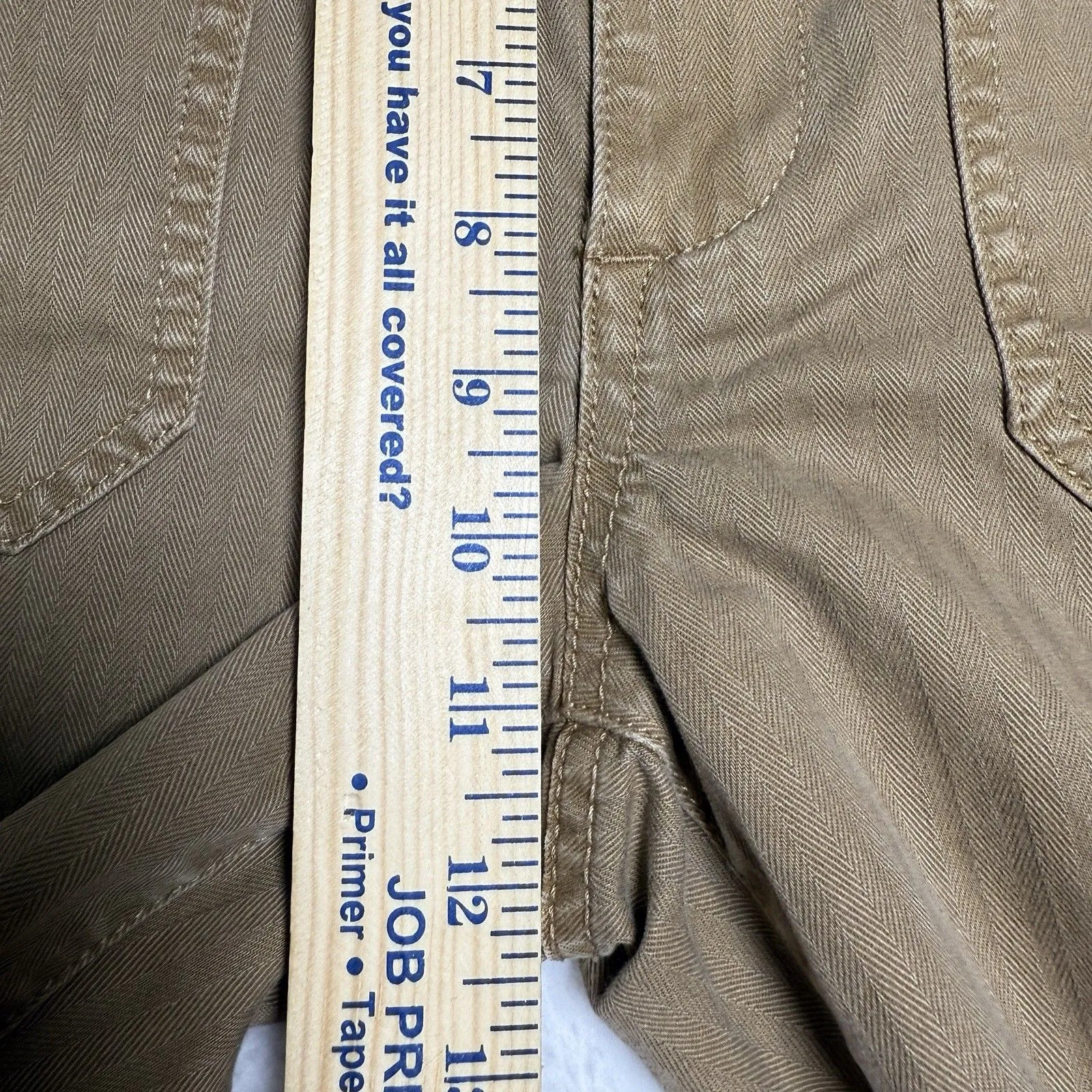 Madewell Womens Perfect Vintage Straight Workwear Pants Size 27 Brown Boho - Image 7