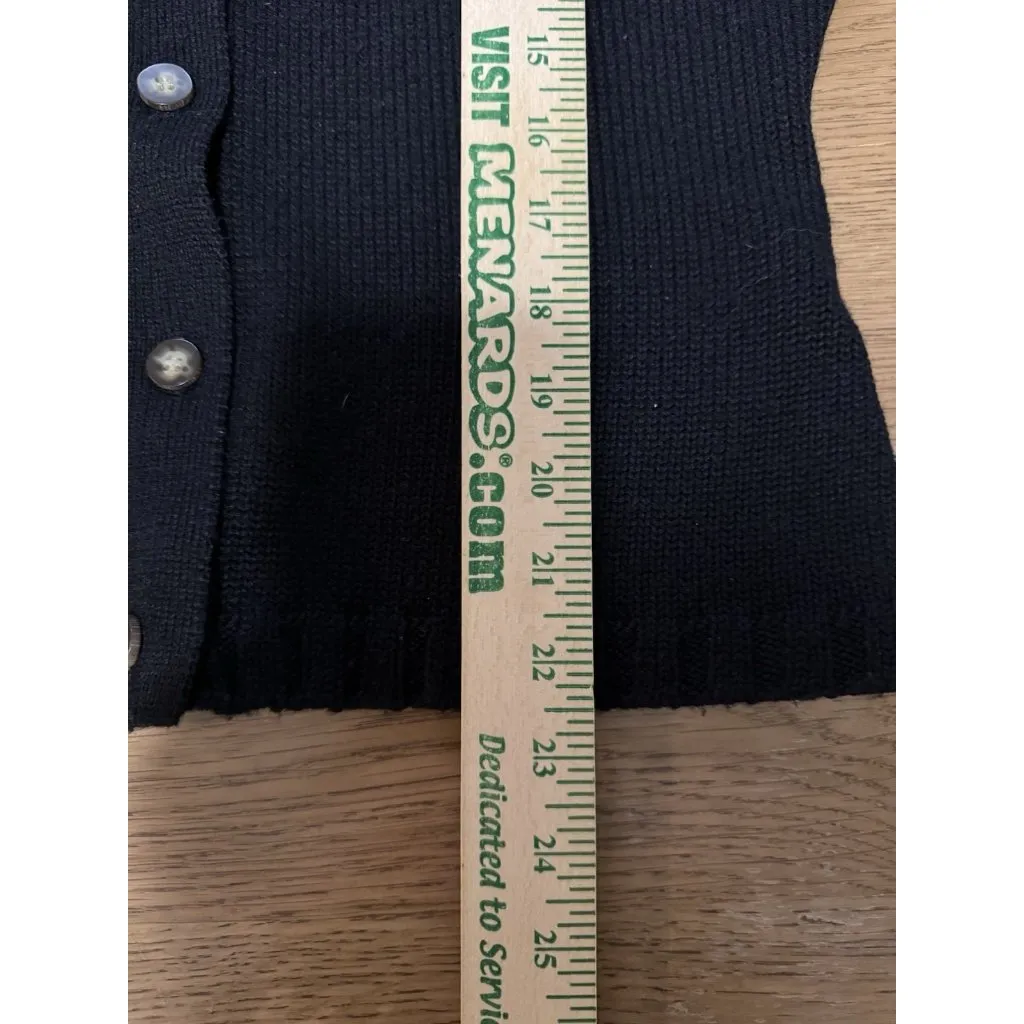 Susan Bristol Cardigan Sweater Button Down Size Medium Hand Embroidered Vintage - Image 4