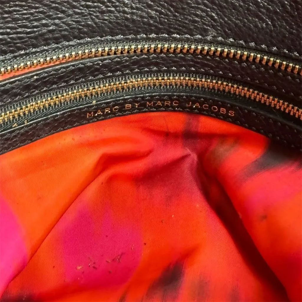 Marc by Marc Jacobs Bianca Hayley Black Tote Bag Gold Hardware - Image 10