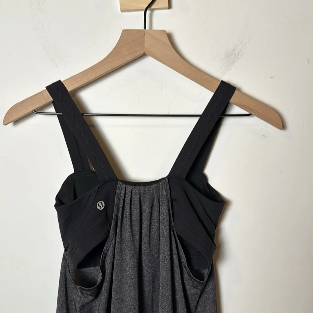 Lululemon Run: Back on Track Tank Black/Heathered Gray Women's - Image 5