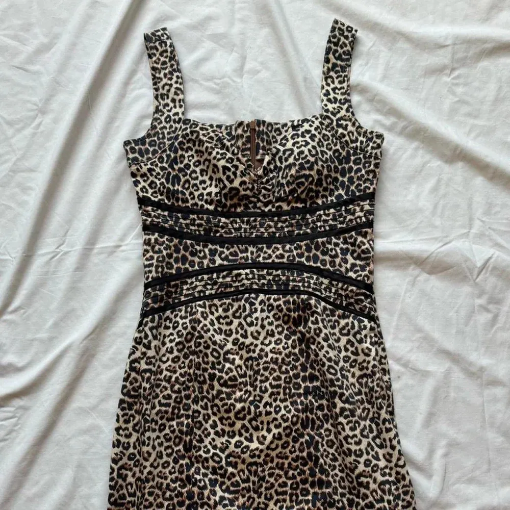 XOXO animal print cheetah leopard tank top midi corset dress - Image 2