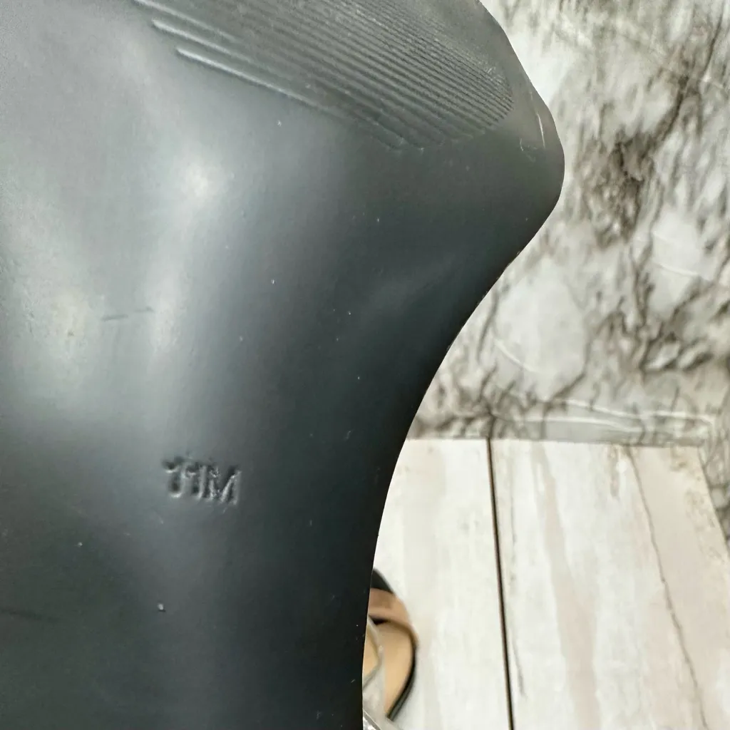 Guess Silver Bronze Women Strappy Sandals Holiday Party Block Heel Date Night - Image 7