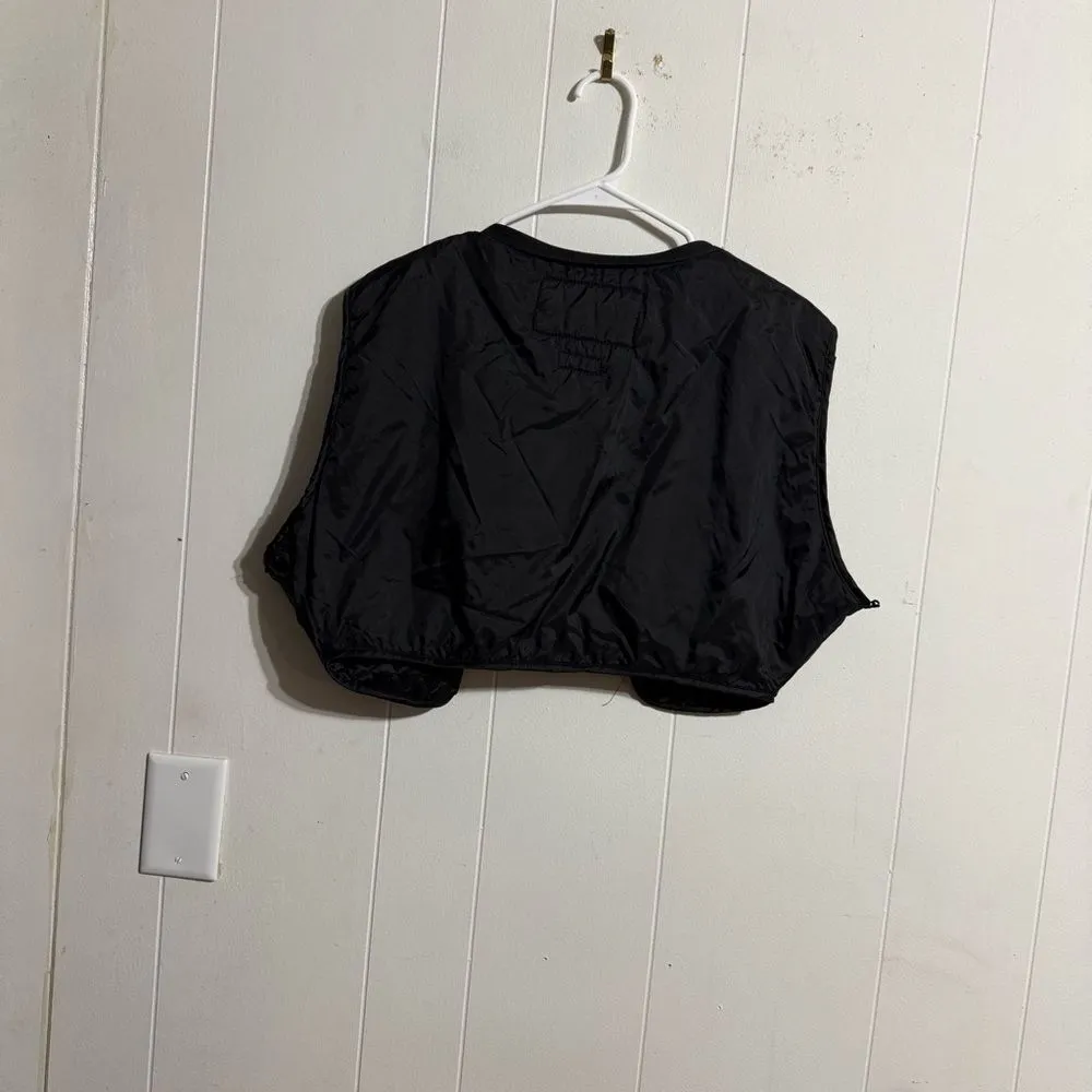 Wilson Black Leather Moto Jacket with Stand - Image 4