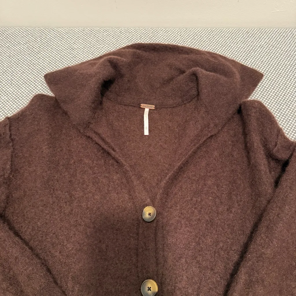 Free People Swim Too Deep Cashmere Cardi size S - Image 7