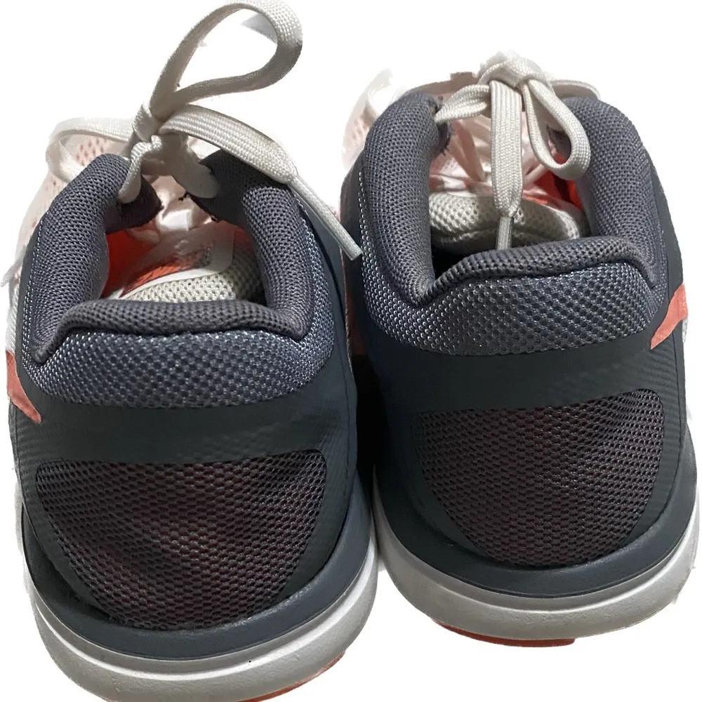 Nike Flex 2016 RN Women's 6  White/Bright Mango/Cool Grey Running 830751-101 (I) - Image 5