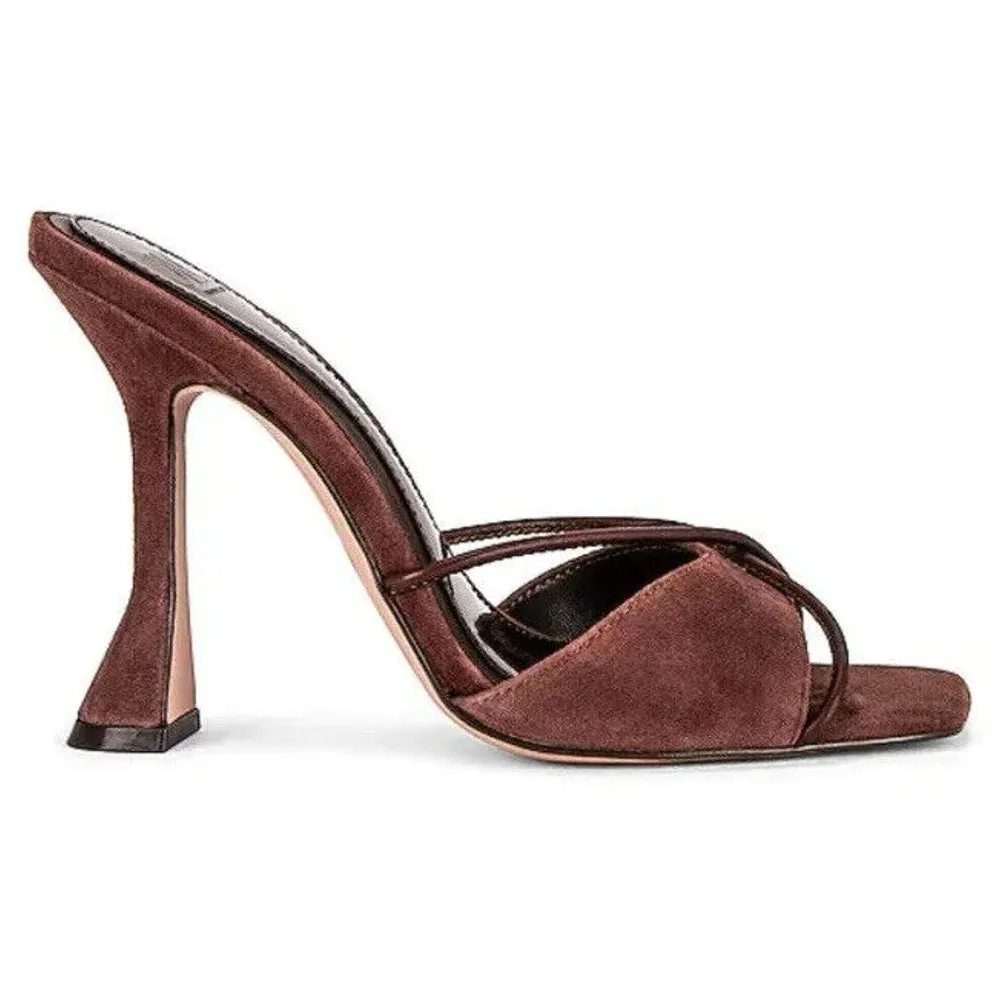 REVOLVE Metro Mule in Dark Chocolate JLO Jennifer Lopez Size 7M - Image 3
