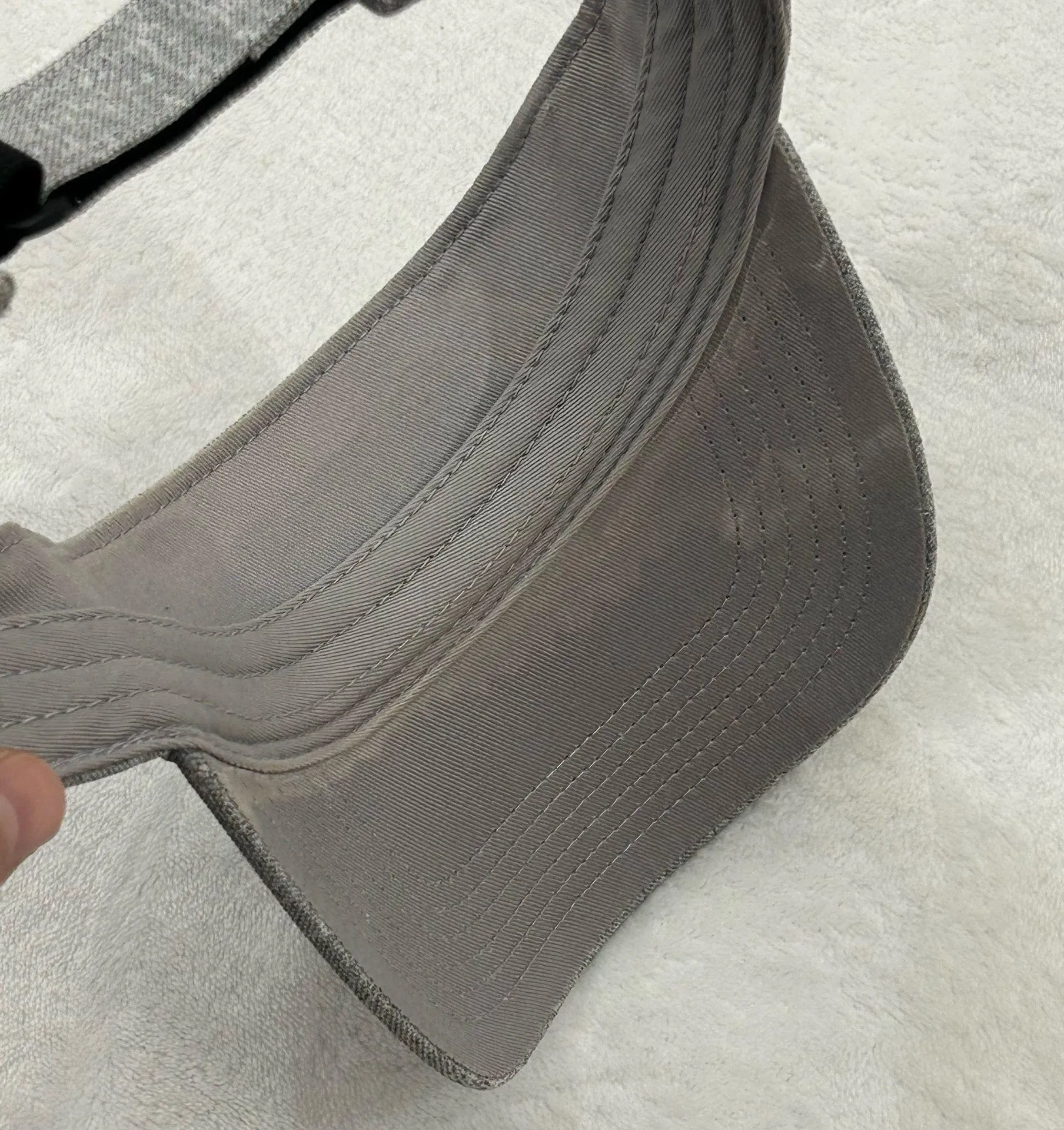 Coaches vs Cancer ACS x NABC Gray Top Of The World Headwear Visor Hat Cap OSFM  - Image 11