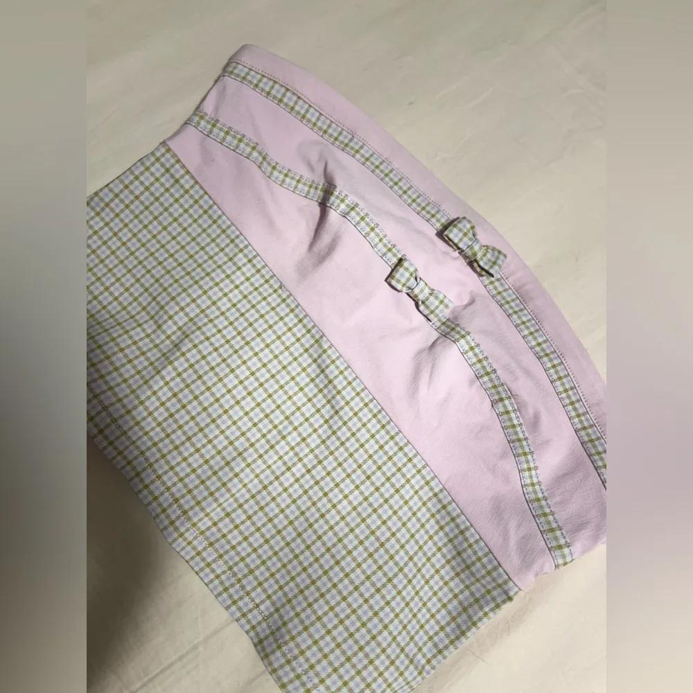 Kimchi Blue Pink and Gray Bustier Crop Top - Image 2