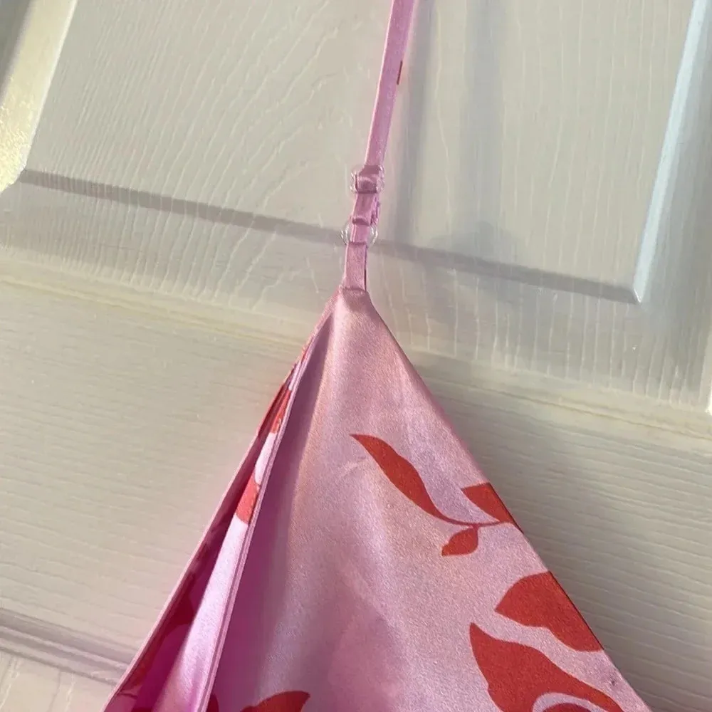 Emma & Michele  Silk Floral Print Dress NWT Large - Image 9